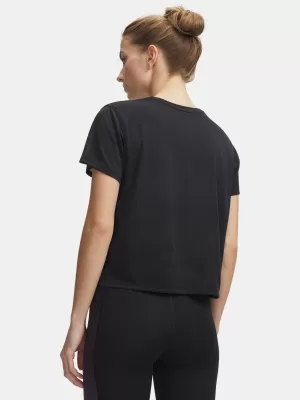 Dámské triko UNDER ARMOUR VELOCITI SHORTSLEEVE 6009540-001 ČERNÁ