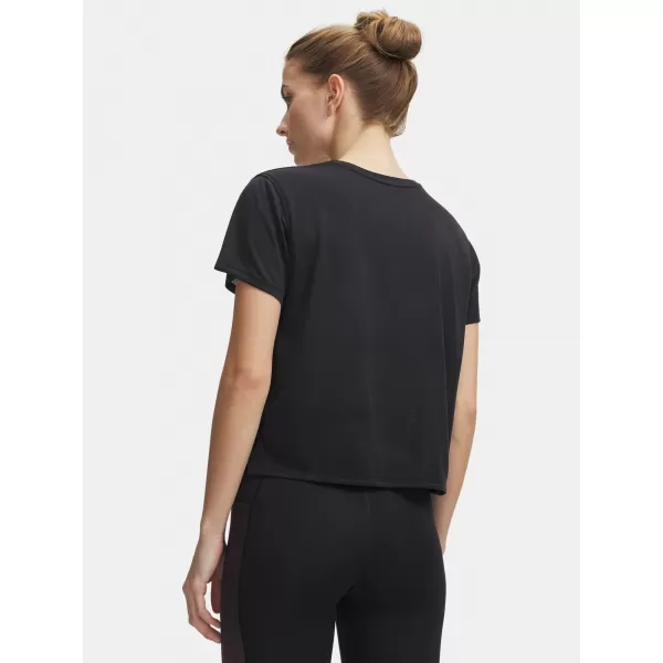  Dámské triko UNDER ARMOUR VELOCITI SHORTSLEEVE 6009540-001 ČERNÁ 