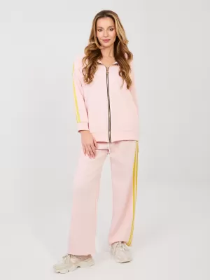 Dámská tepláková souprava RUE PARIS IT-KMPL-21782.93 BRIGHT PINK
