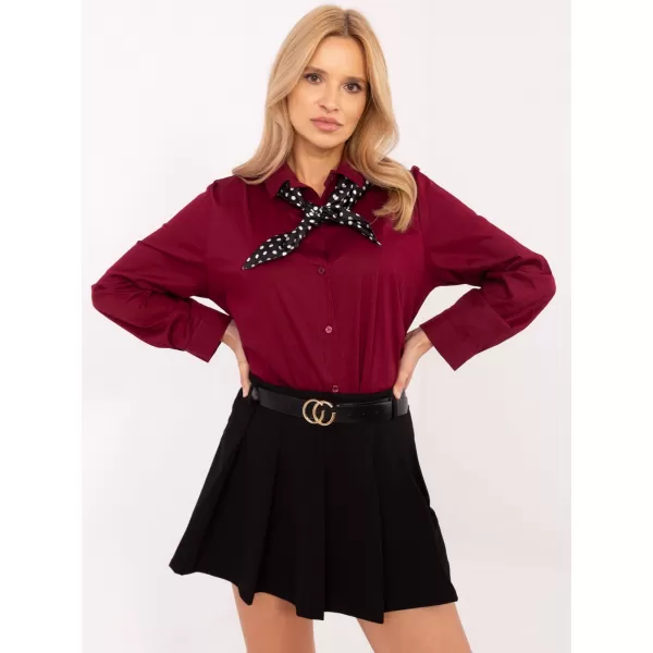  Dámská košile ITALY MODA DHJ-KS-20172.36P BURGUNDY 
