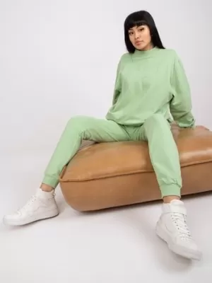 Dámská mikina BASIC FEEL GOOD AP-BL-A-R001 PISTACHIO