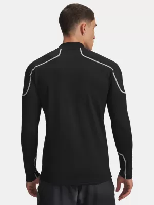 Pánské triko UNDER ARMOUR COLD WEATHER GRID LS MOCK 6007127-001 ČERNÁ