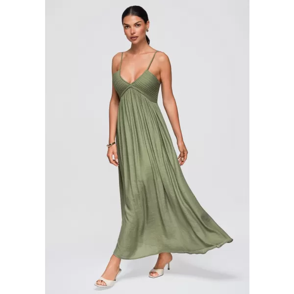  Dámské šaty OMBRE OW-DLR-E0009 GREEN 