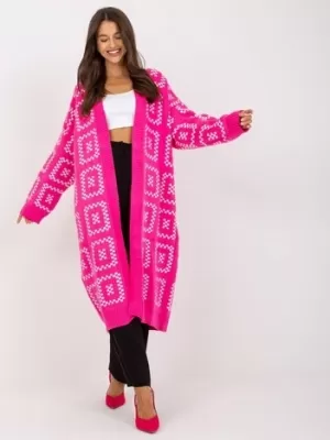 Dámský svetr RUE PARIS LC-SW-0296.08P FLUO PINK