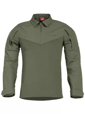 Pánské triko s dlouhým rukávem PENTAGON RANGER SHIRT K02013 CAMO GREEN