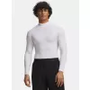 Pánské triko UNDER ARMOUR UA HG ELITE COMP MOCK LS 6015385-100 BÍLÁ
