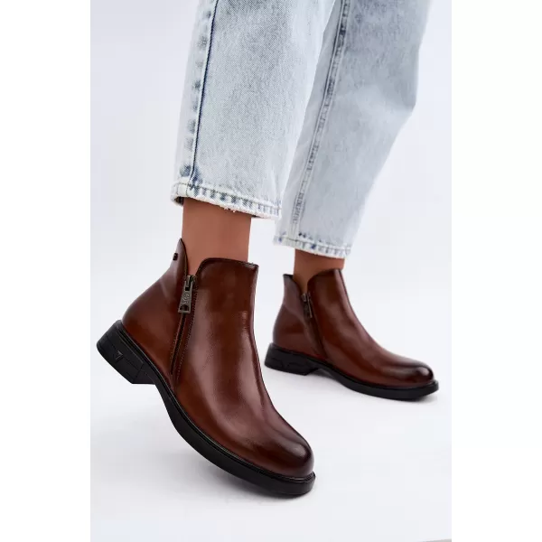  Dámské kotníkové boty VINCEZA 133112 BROWN 