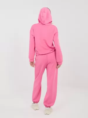 Dámská tepláková souprava RUE PARIS IT-KMPL-22181.29 DARK PINK
