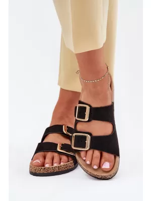 Dámské pantofle BOTO 25SD21-8330 BLACK