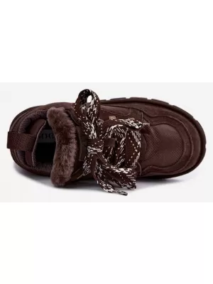 Dámské sněhule GOE UU2N4921 CHOCOLATE