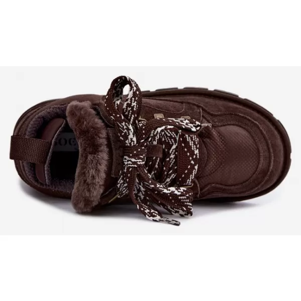  Dámské sněhule GOE UU2N4921 CHOCOLATE 