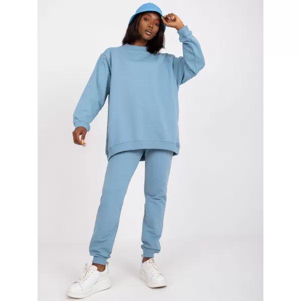  Dámská mikina BASIC FEEL GOOD AP-BL-A-R001 LIGHT BLUE 