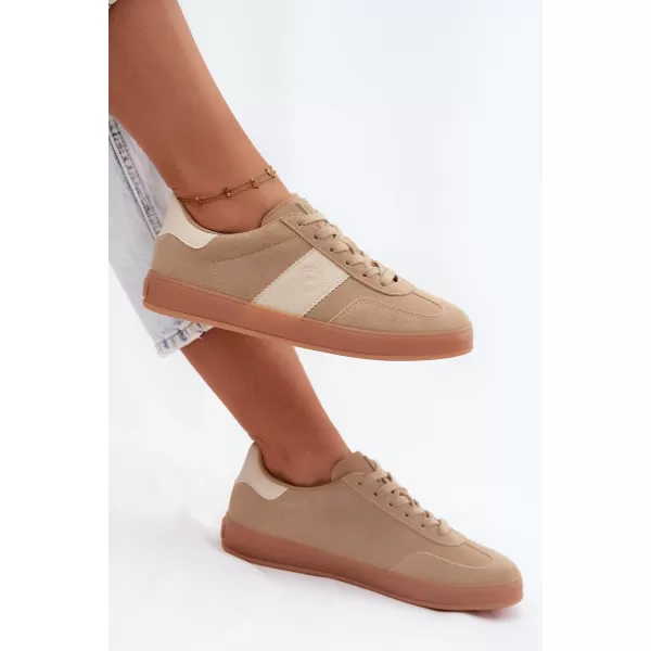  Dámské tenisky BIG STAR SHOES UU274009 BEIGE 