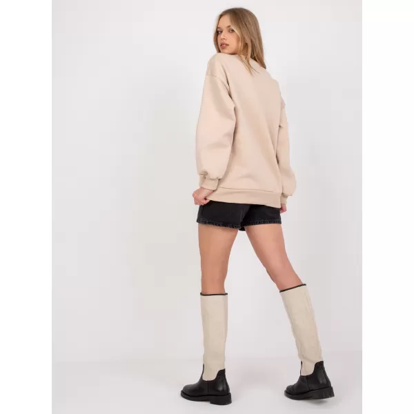  Dámská mikina EX MODA EM-BL-617-H.21X BEIGE 