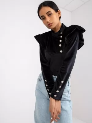 Dámská halenka ITALY MODA DHJ-BZ-6533A.44P NOIRE