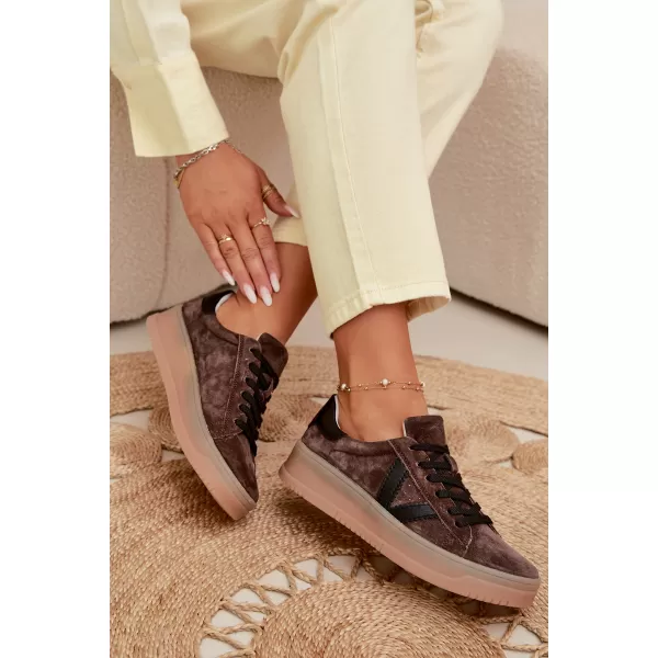  Dámské tenisky VINCEZA 79597 BROWN 