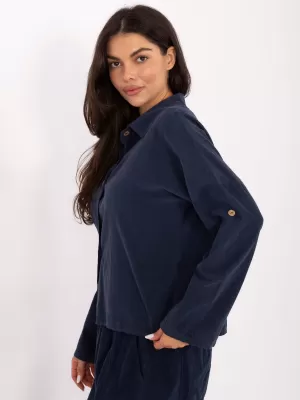Dámská košile ITALY MODA IT-KS-22390.81 DARK BLUE