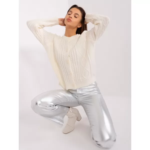  Dámský svetr WOOL FASHION ITALIA AT-SW-2346-2.99P ECRU 