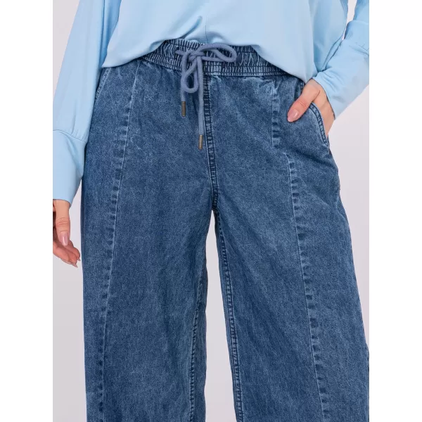  Dámské kalhoty SUBLEVEL D80038BB62627M327 DARK BLUE 
