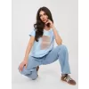 Dámské triko RELEVANCE RV-BZ-A1174.91 LIGHT BLUE