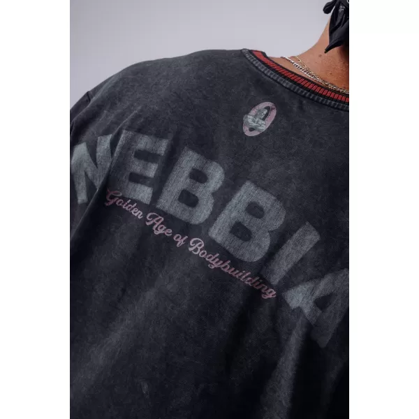  Pánské trička NEBBIA OLYMPIA HEAVYWEIGHT COTTON 941 BLACK 