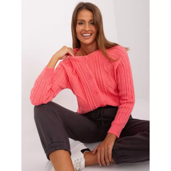  Dámský svetr WOOL FASHION ITALIA AT-SW-2346-2.99P CORAL 