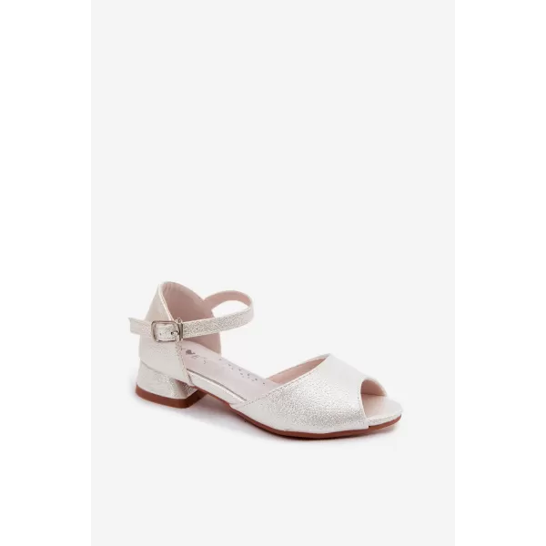  Dětské sandály BOTO 26DZ19-9739 WHITE 