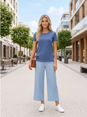 Dámské triko ALTISPORT NP/ALWST26001 DENIM BLUE