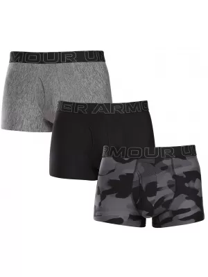 Pánské boxerky UNDER ARMOUR M PERF TECH NOV 3IN (3KS) 1383883-001 ČERNÁ