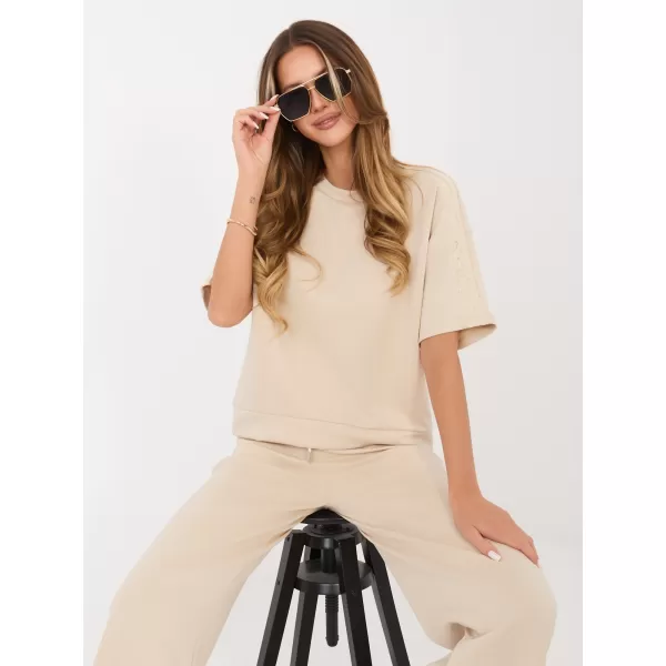  Dámská mikina FACTORY PRICE IT-BZ-97598.96 BEIGE 