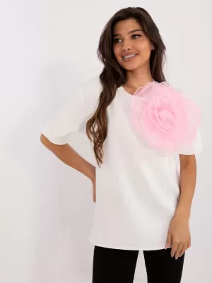 Dámská halenka LAKERTA LK-BZ-509686.92 WHITE-PINK