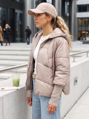 Dámská bunda DSTREET KARAMELOVÁ