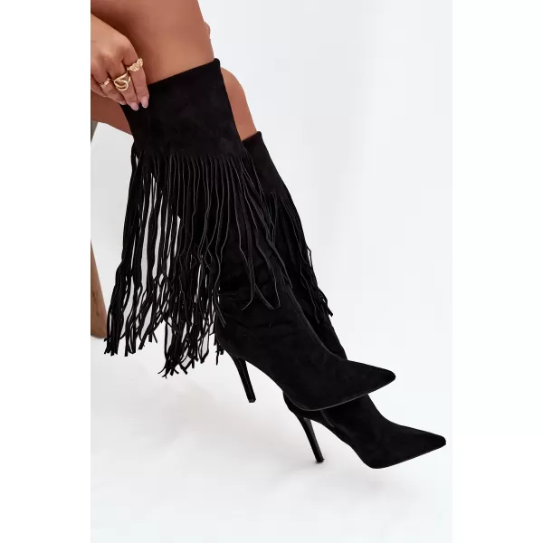  Dámské kozačky BOTO H-59 BLACK 