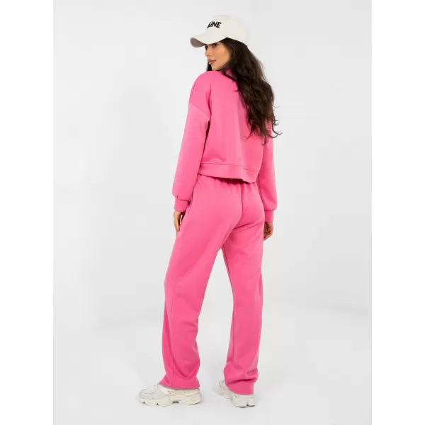  Dámská tepláková souprava ITALY MODA IT-KMPL-22212.85 DARK PINK 
