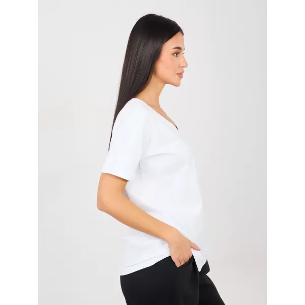  Dámské tričko RUE PARIS RV-TS-A1094.45 WHITE 