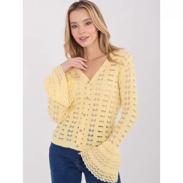  Dámský svetr FACTORY PRICE PM-SW-SF118.86 BRIGHT YELLOW 