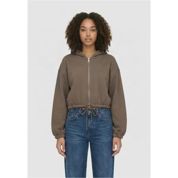  Dámská mikina URBAN CLASSICS TB8635-23646 DEEP TAUPE 