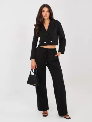 Dámský komplet RUE PARIS IT-KMPL-22202.89 BLACK