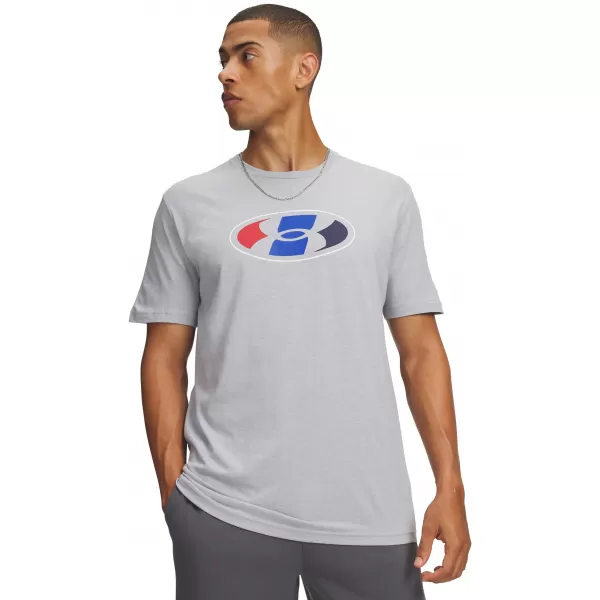  Pánské triko UNDER ARMOUR UA M LOCKERTAG NOV SS 6013594-011 ŠEDÁ 