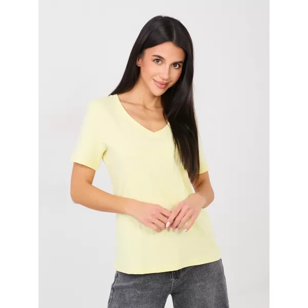  Dámské tričko RUE PARIS RV-TS-A1095.33 BRIGHT YELLOW 