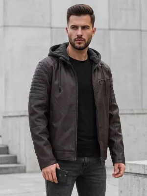 Pánská bunda DSTREET HNĚDÁ