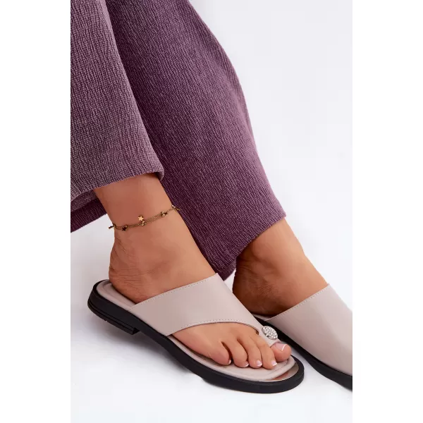  Dámské žabky VINCEZA 62307 BEIGE 
