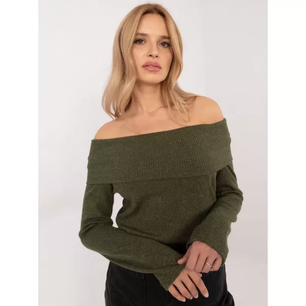  Dámský svetr ITALY MODA DHJ-SW-A2449.33 KHAKI 