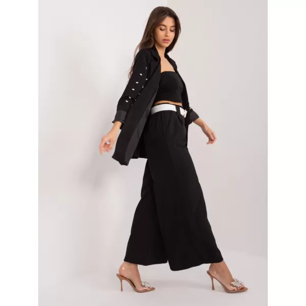  Dámské kalhoty ITALY MODA DHJ-SP-5583.97 NOIRE 