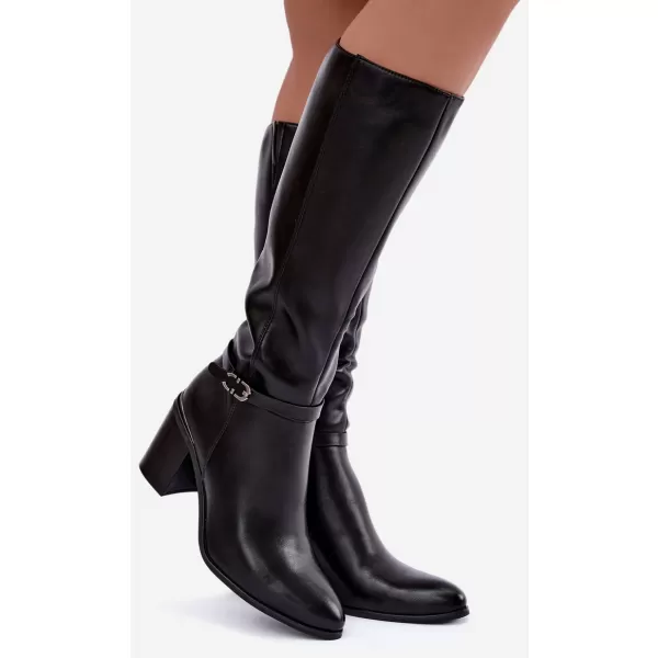  Dámské kozačky SERGIO LEONE KZ-08 BLACK 