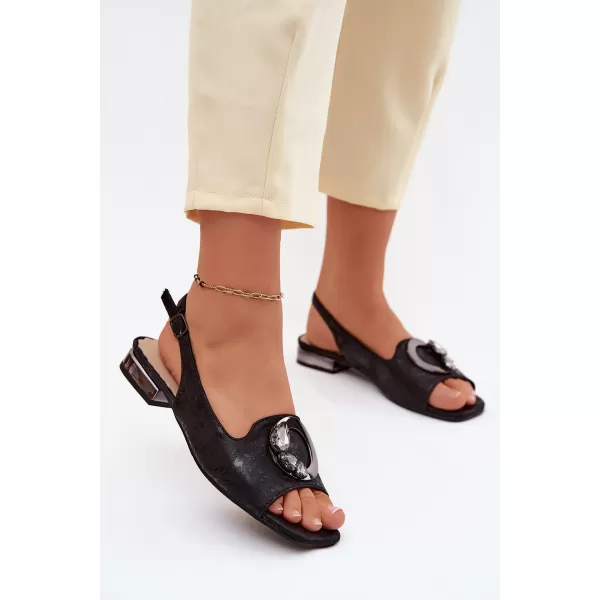  Dámské sandály S.BARSKI KV61-6024 BLACK 