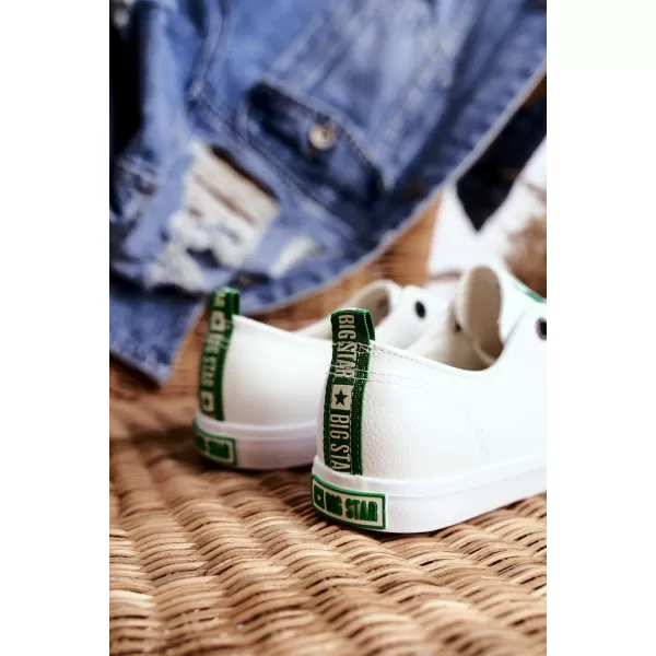  Dámské tenisky BIG STAR SHOES GG274006 WHITE/GREEN 