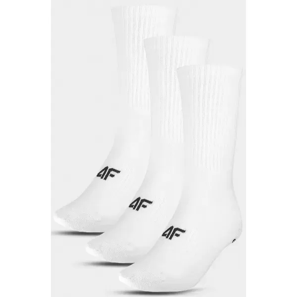  Ponožky 4F 4FWMM00USOCF443 WHITE 