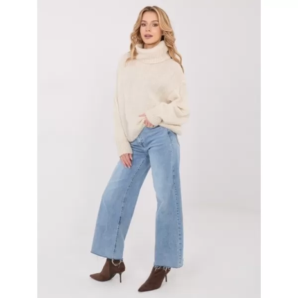  Dámský svetr FACTORY PRICE IN-SW-3176.26 LIGHT BEIGE 