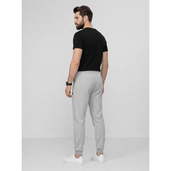  Pánské kalhoty 4F 4FWMM00TTROM1676 COLD LIGHT GREY MELANGE 